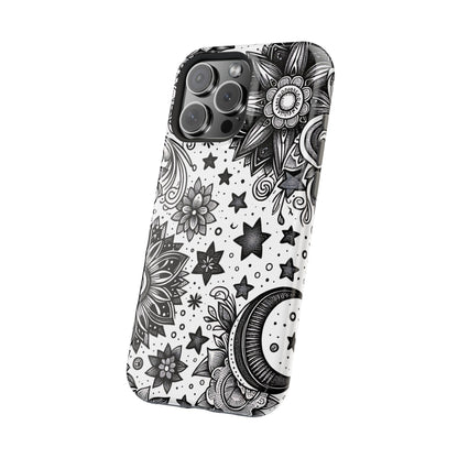 Celestial flowers MagSafe Tough Iphone Case