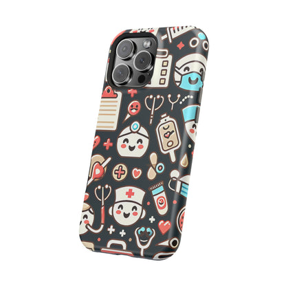 Kawai nurse MagSafe Tough Iphone Case