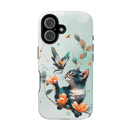 Kitten phone case, MagSafe Tough Iphone Cases