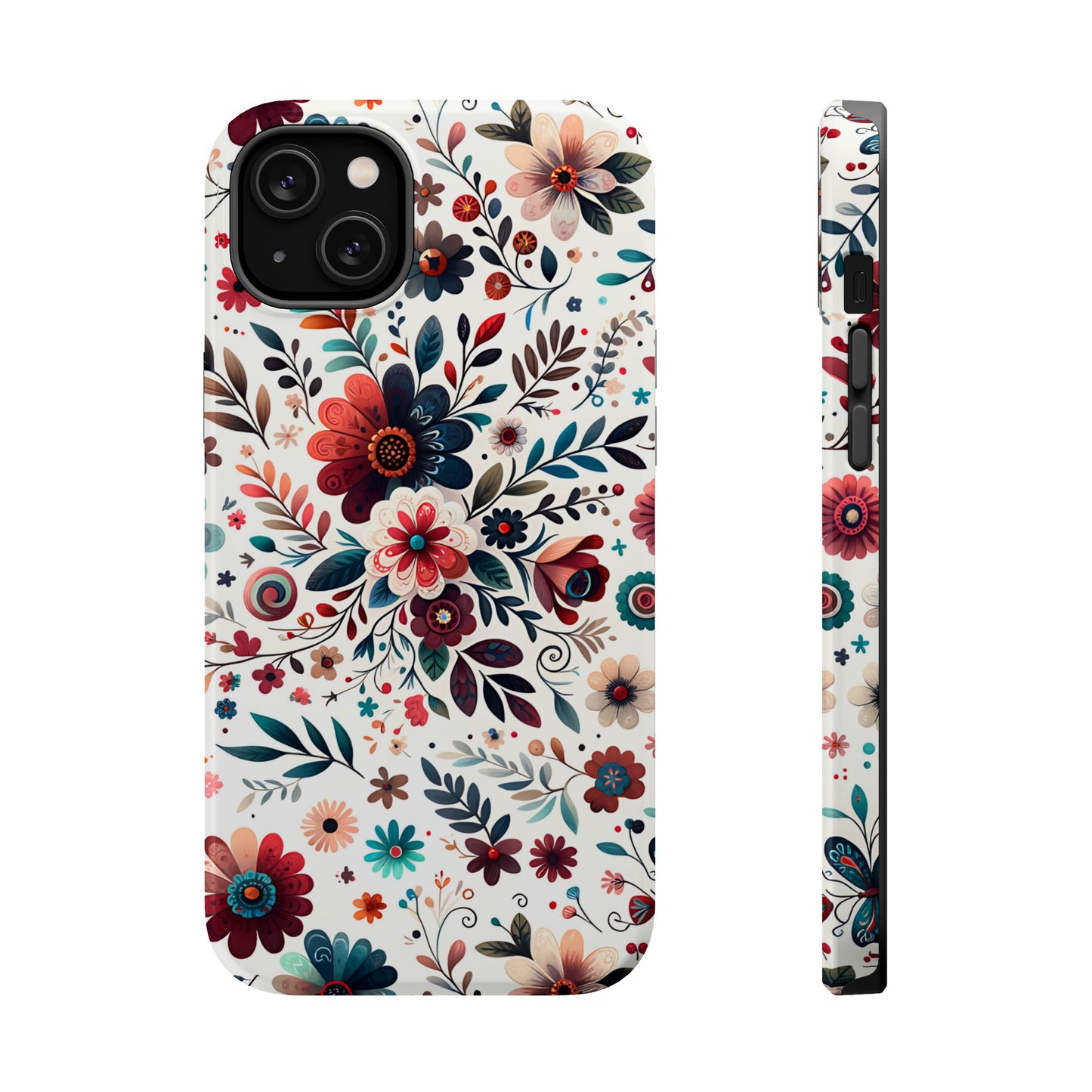 Boho flowers MagSafe Tough Iphone Case