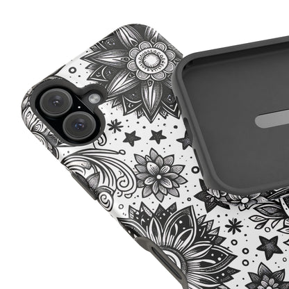 Celestial flowers MagSafe Tough Iphone Case