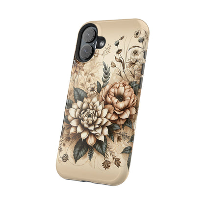 Boho flowers MagSafe Tough Iphone Case