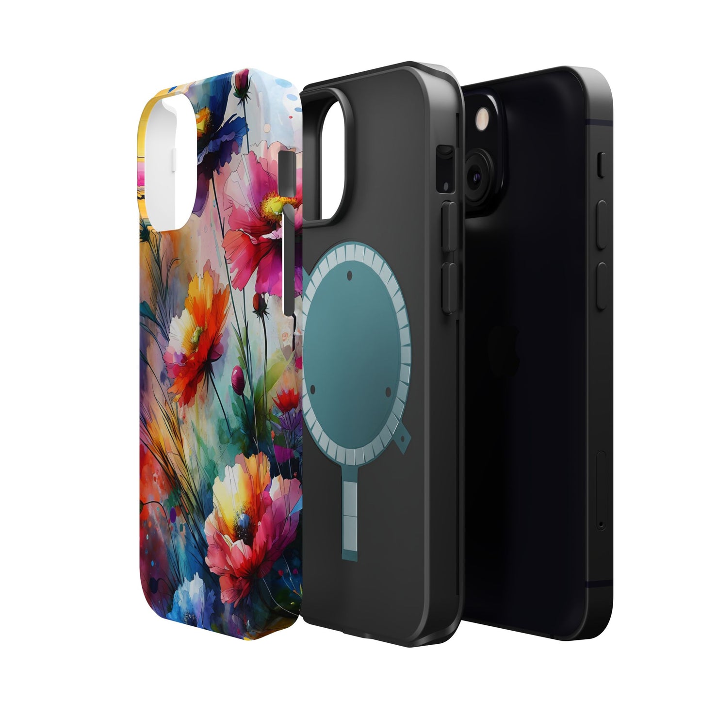 Flowers Style MagSafe Tough Iphone Case