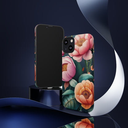 wildflower phone case, flower iphone case, flower Samsung case