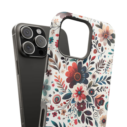 Boho flowers MagSafe Tough Iphone Case