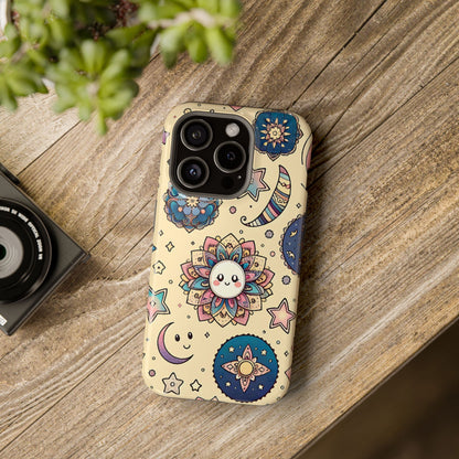 Celestial flowers MagSafe Tough Iphone Case