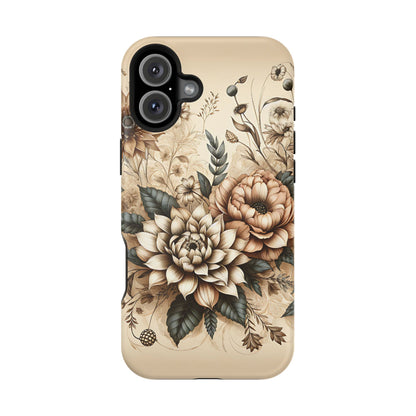 Boho flowers MagSafe Tough Iphone Case