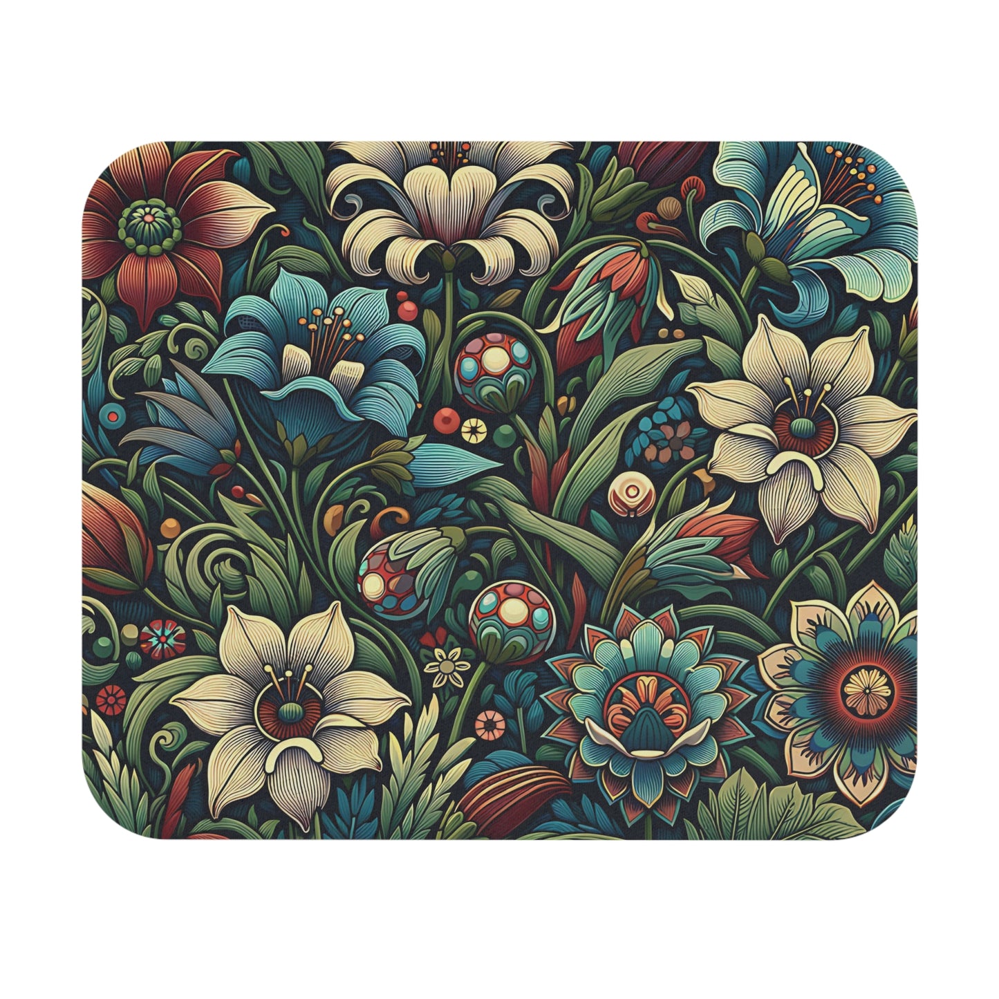 Flower Mouse Pad Rectangle