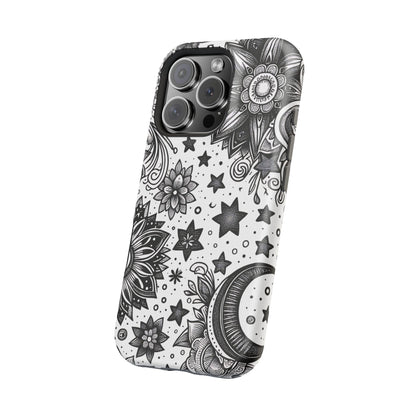 Celestial flowers MagSafe Tough Iphone Case