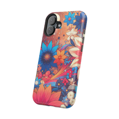 Celestial flowers MagSafe Tough Iphone Case