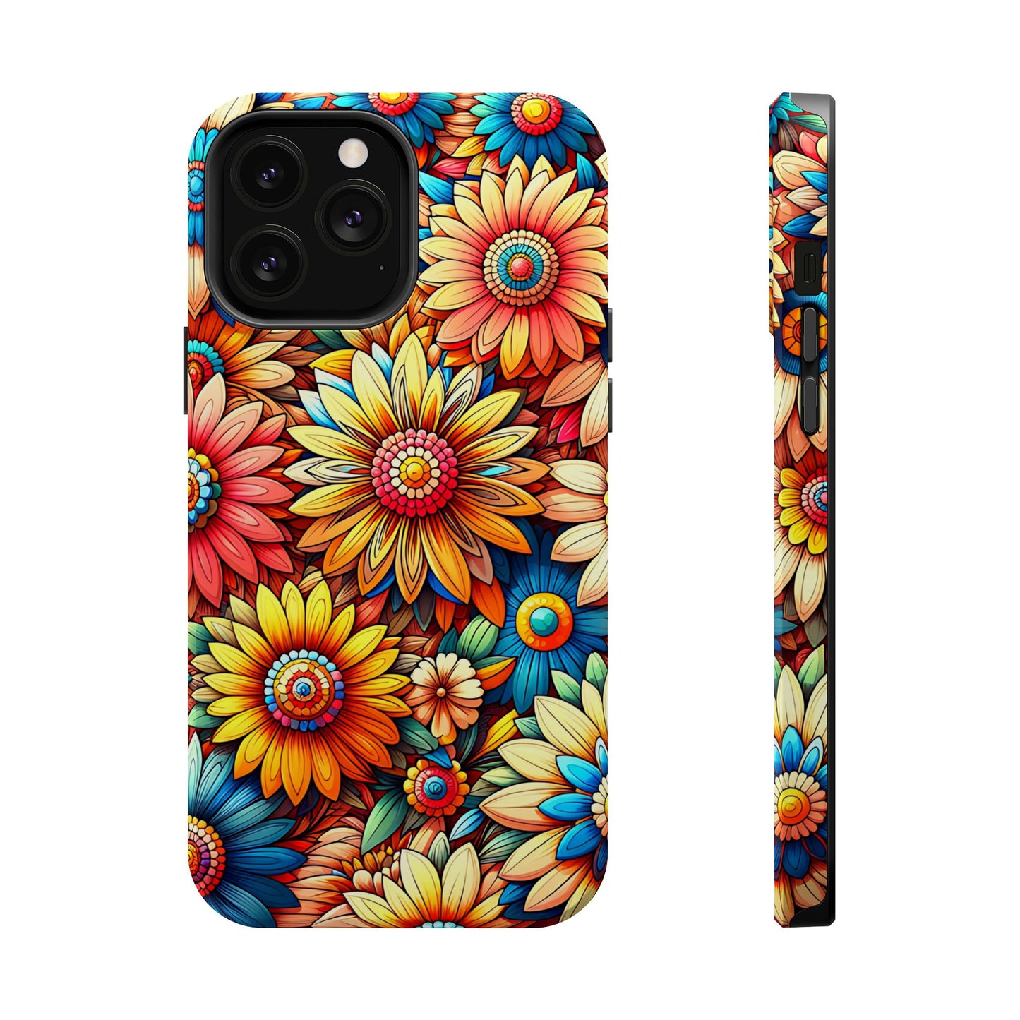 Flowers MagSafe Tough Iphone Case