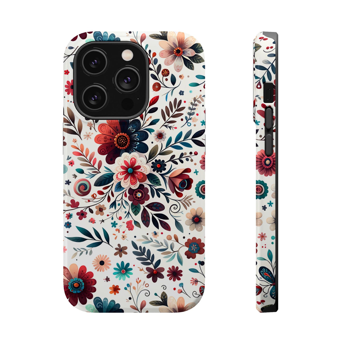 Boho flowers MagSafe Tough Iphone Case