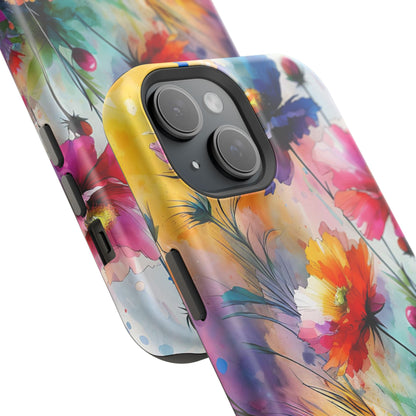 Flowers Style MagSafe Tough Iphone Case