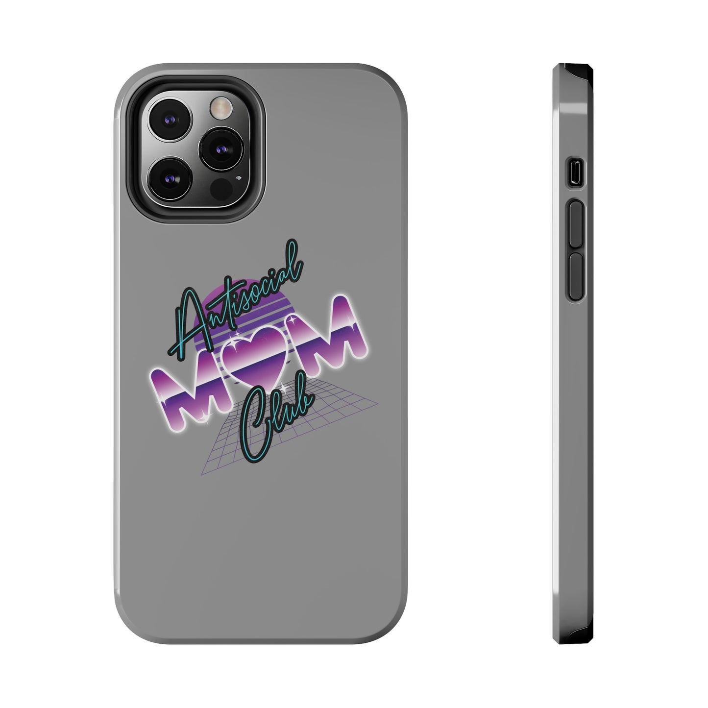 antisocial mom club phone case