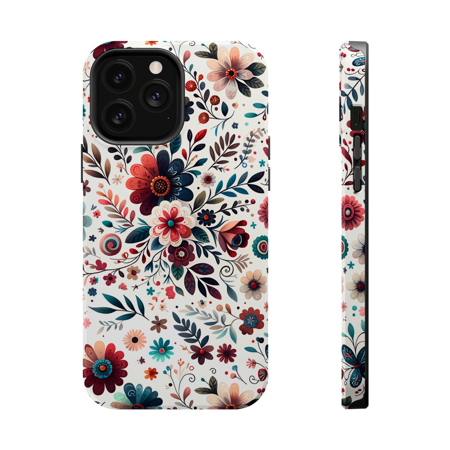 Boho flowers MagSafe Tough Iphone Case