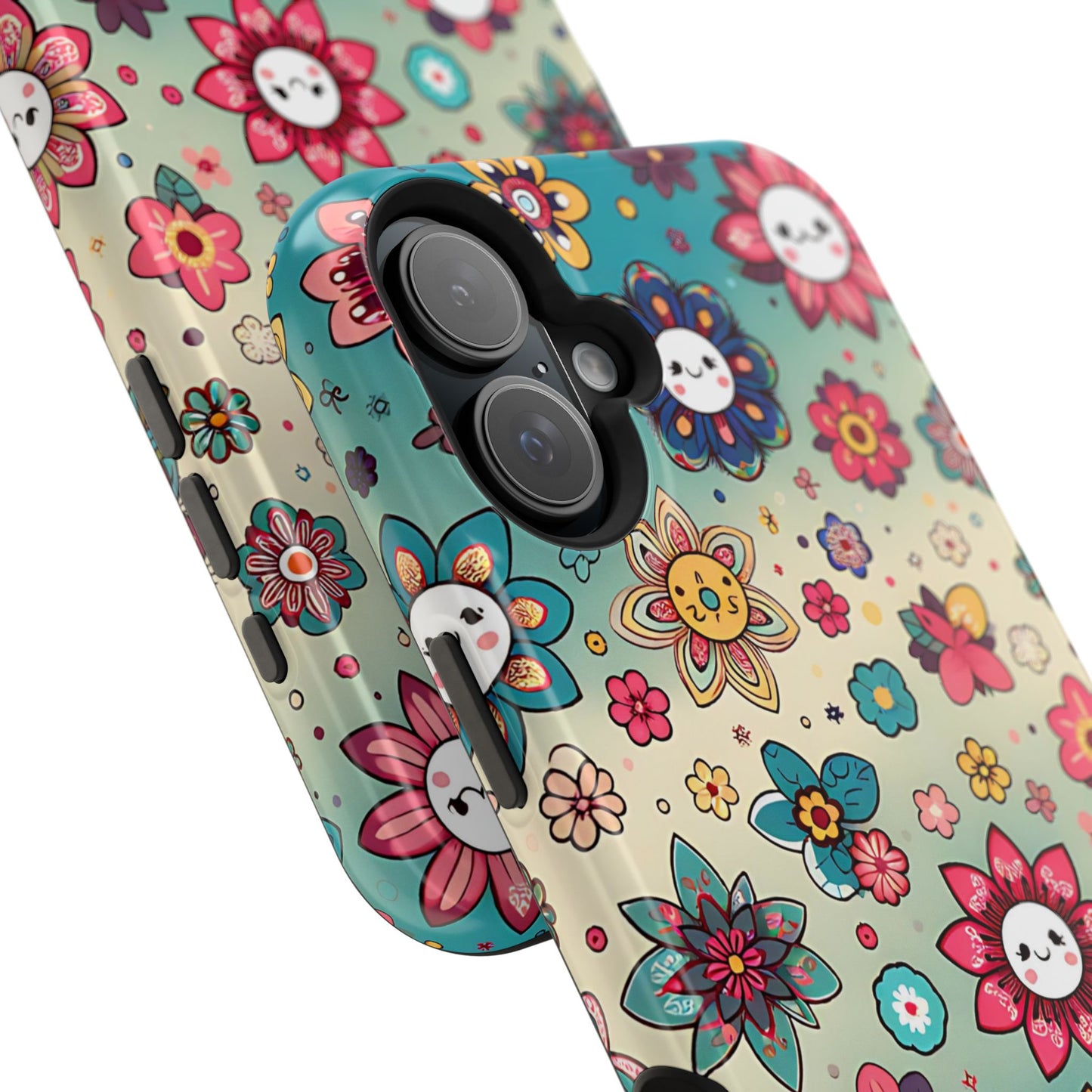 Kawai Flowers MagSafe Tough Iphone Case