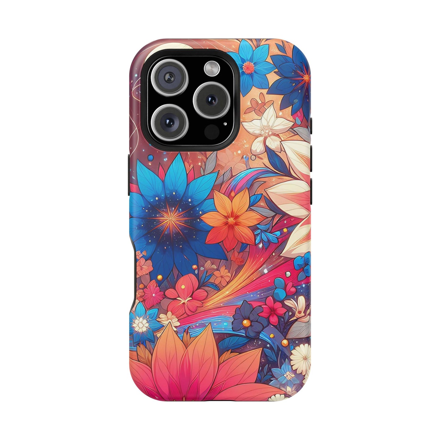 Celestial flowers MagSafe Tough Iphone Case