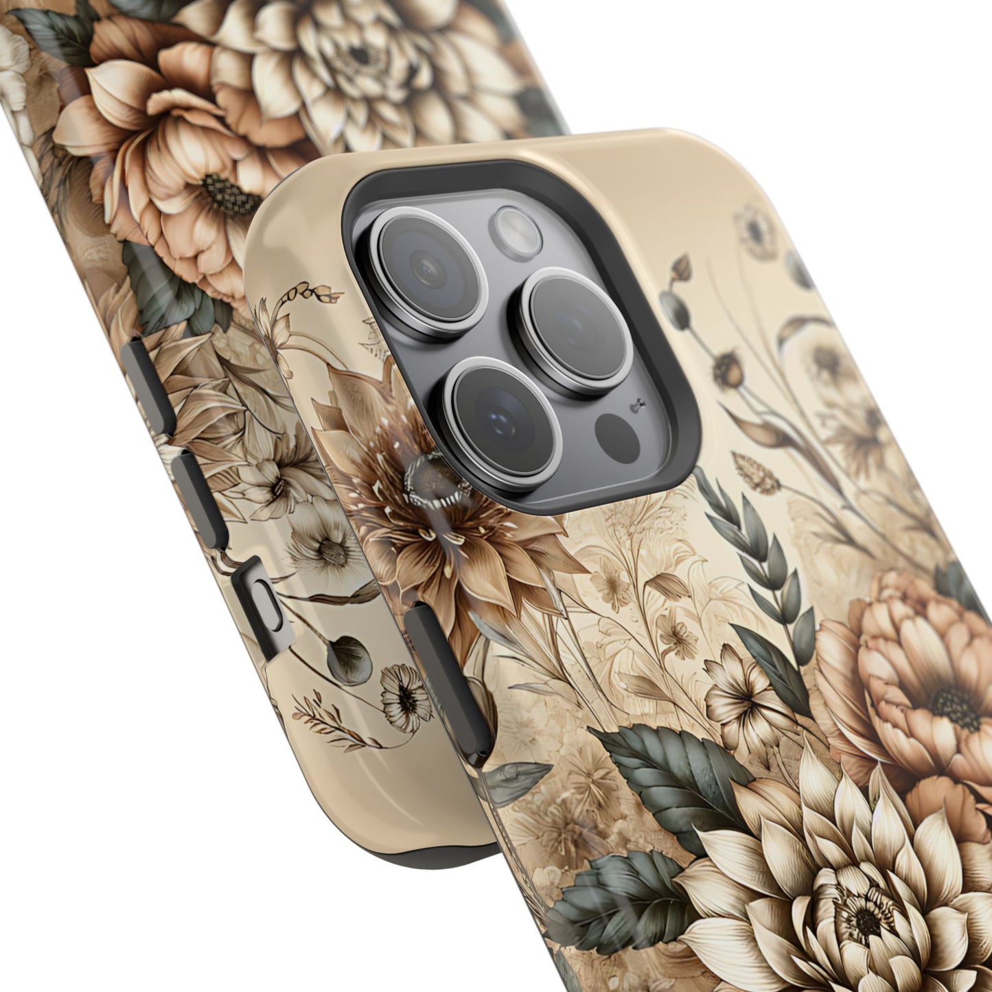 Boho flowers MagSafe Tough Iphone Case