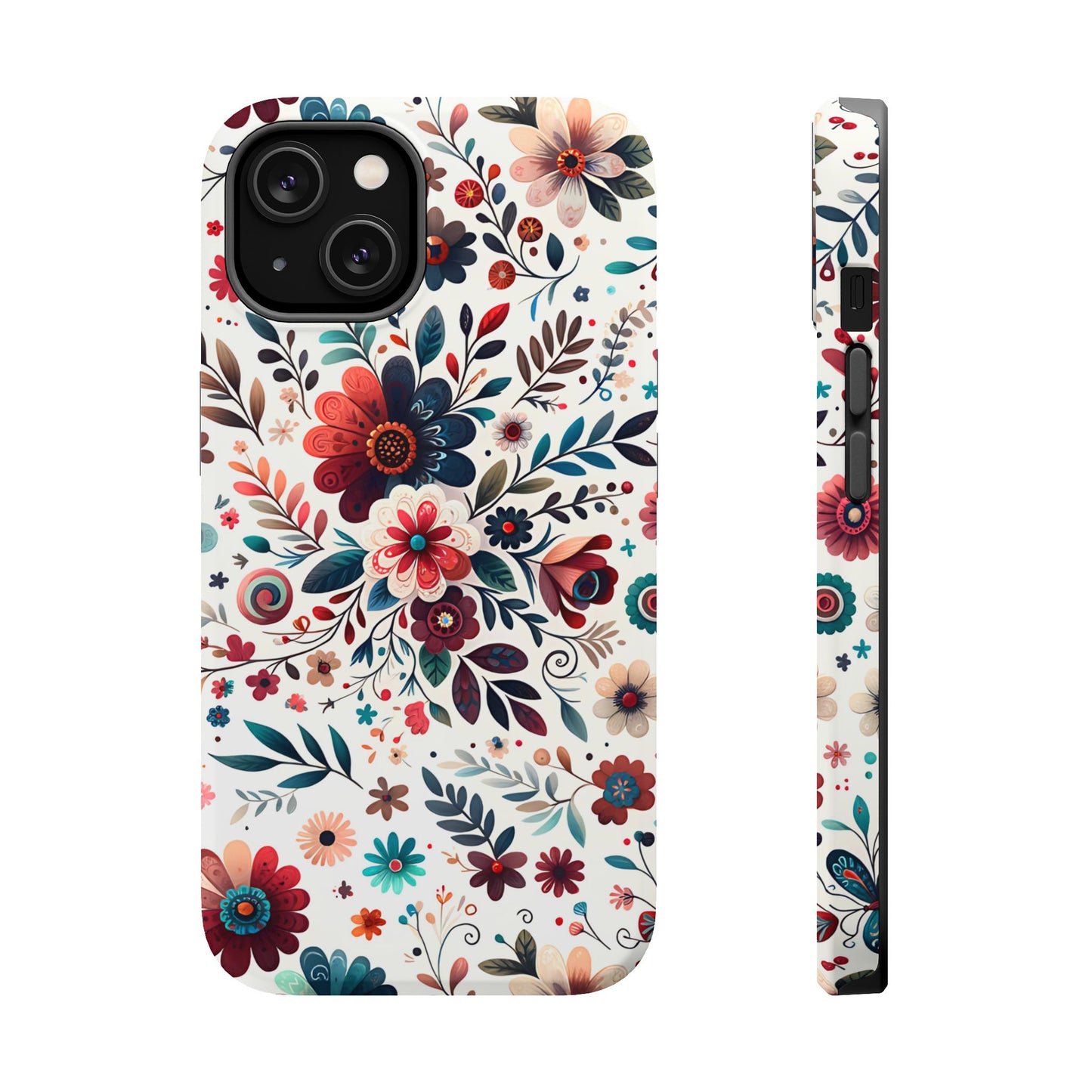 Boho flowers MagSafe Tough Iphone Case