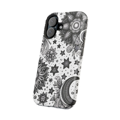 Celestial flowers MagSafe Tough Iphone Case