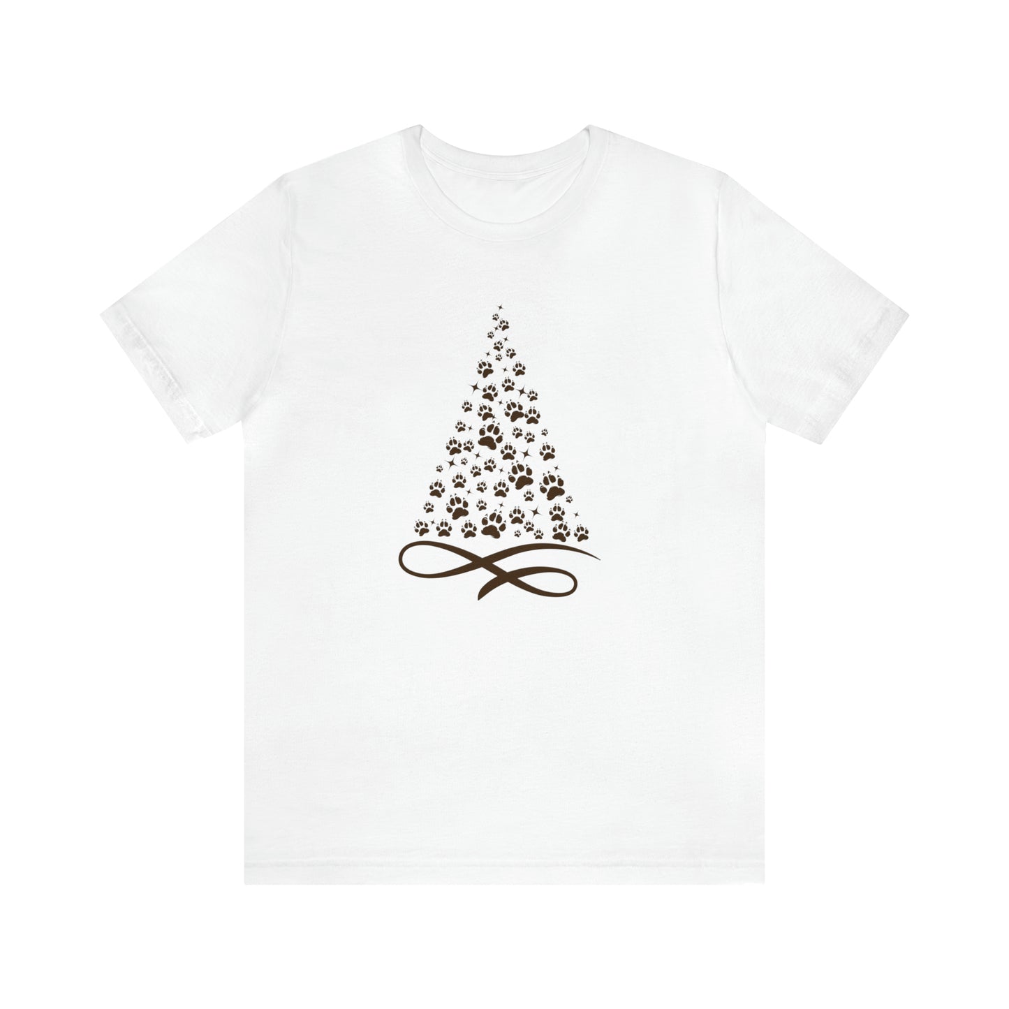 Paw Christmas tree, dog lover christmas shirt