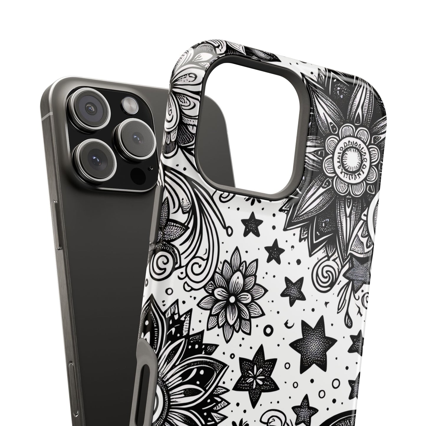 Celestial flowers MagSafe Tough Iphone Case