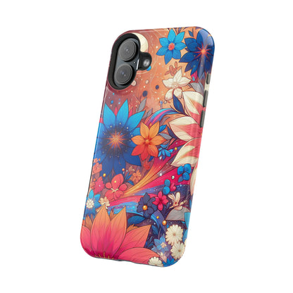 Celestial flowers MagSafe Tough Iphone Case