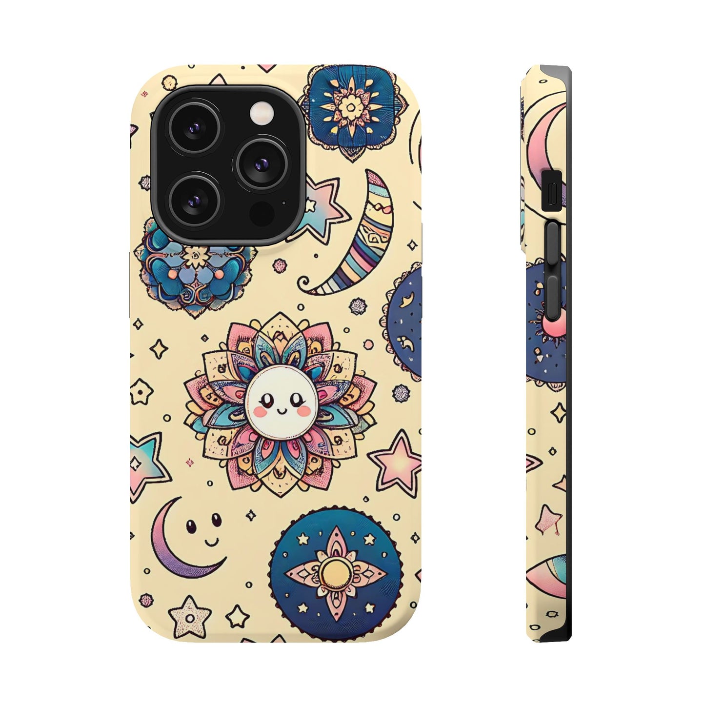 Celestial flowers MagSafe Tough Iphone Case