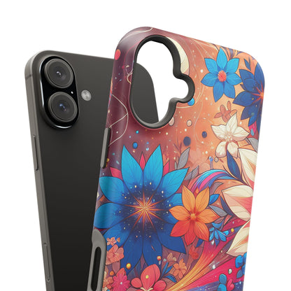 Celestial flowers MagSafe Tough Iphone Case