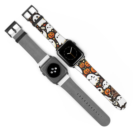 Halloween Faux Leather Apple Watch Band