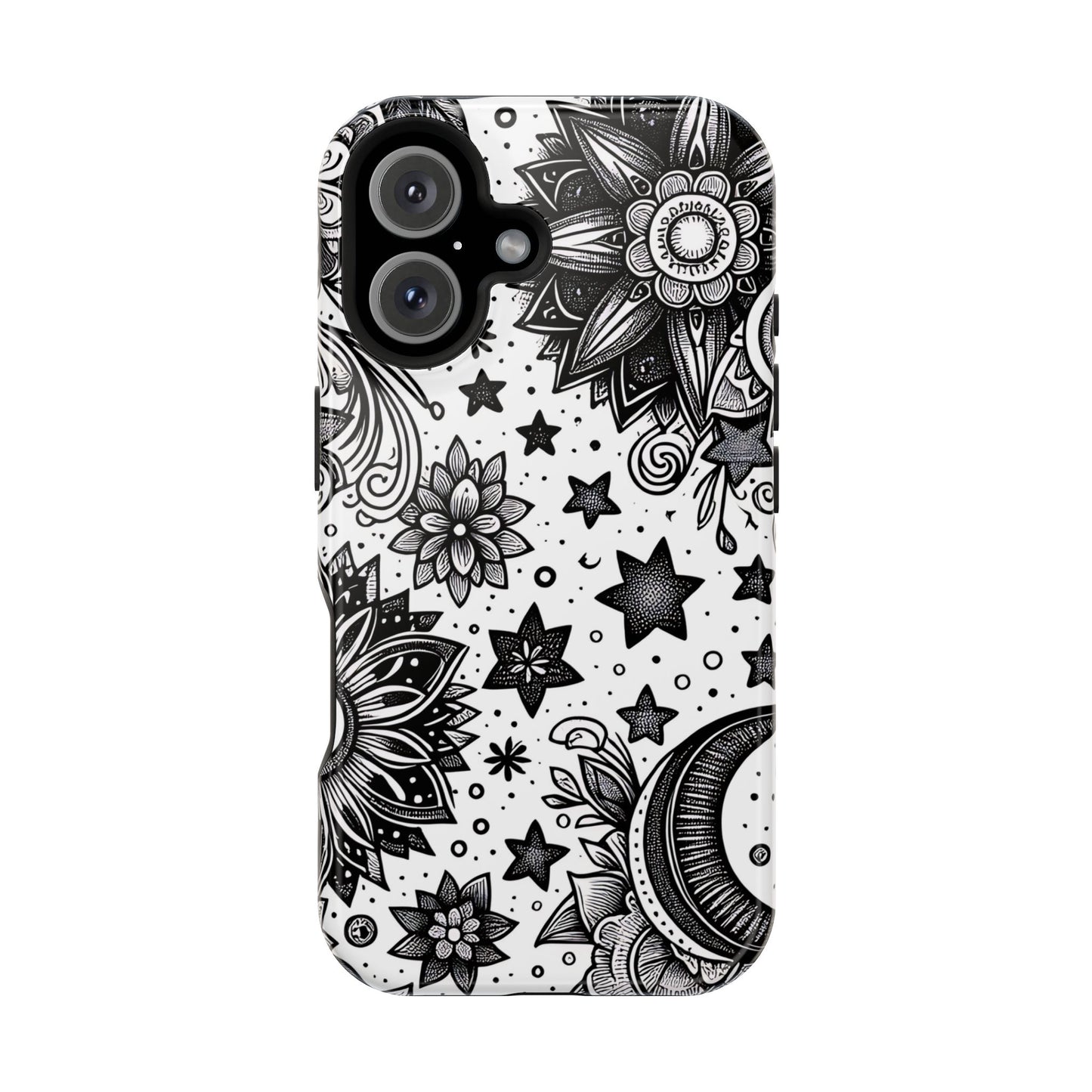 Celestial flowers MagSafe Tough Iphone Case