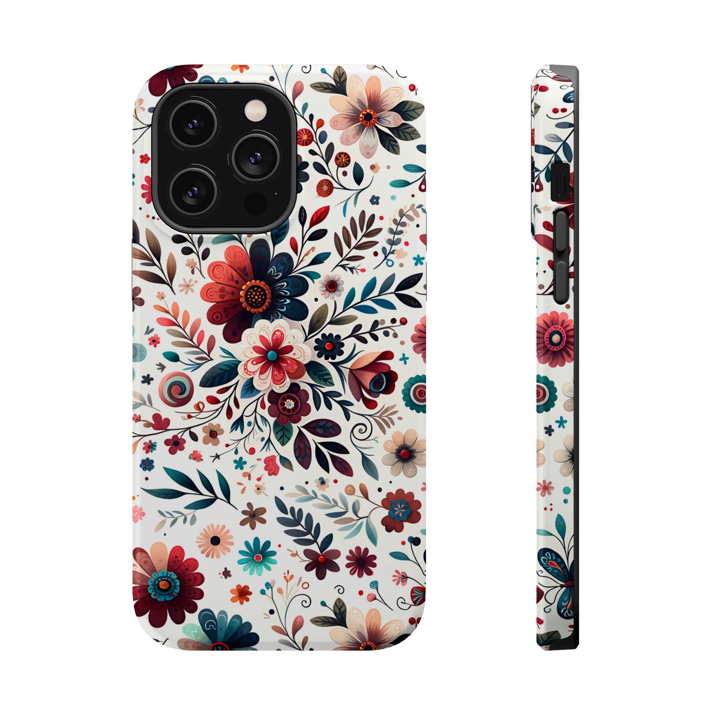 Boho flowers MagSafe Tough Iphone Case