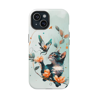 Kitten phone case, MagSafe Tough Iphone Cases