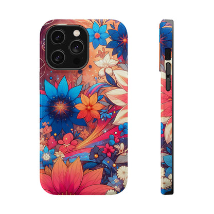 Celestial flowers MagSafe Tough Iphone Case