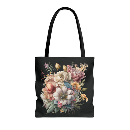 Wild flowers Tote Bag, colorful wildflowers, watercolor tote bag