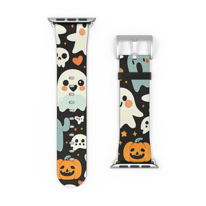 Halloween Faux Leather Apple Watch Band