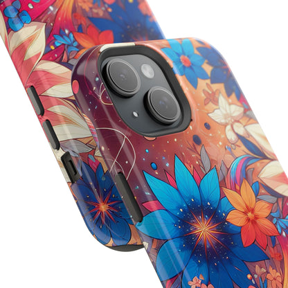 Celestial flowers MagSafe Tough Iphone Case