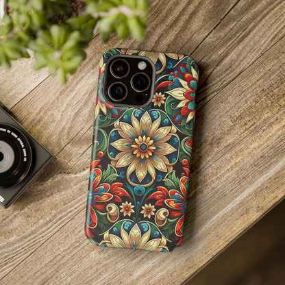 Celestial flowers MagSafe Tough Iphone Case