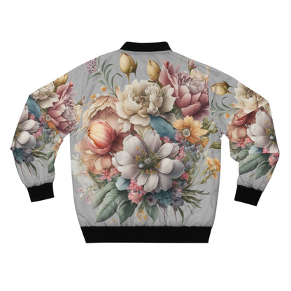 Lightweight Flower Bomber Jacket (AOP)