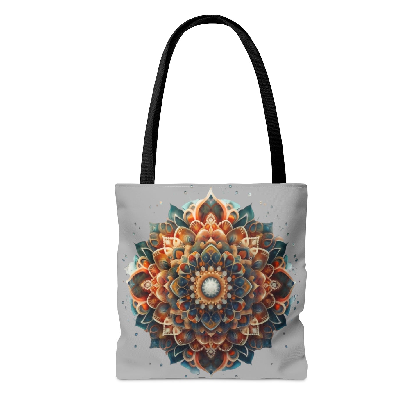 Tote Bag (AOP), Mandala tote bag, mandala art, floral mandala, 3d mandala, mandala bag