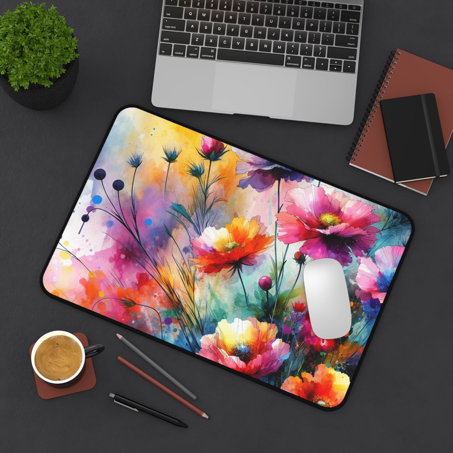 Flowers Desk Mat