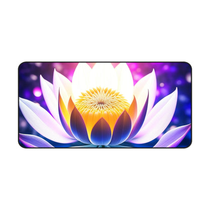 Lotus flower Desk Mat