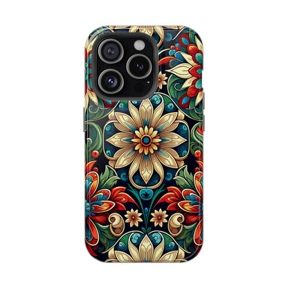 Celestial flowers MagSafe Tough Iphone Case