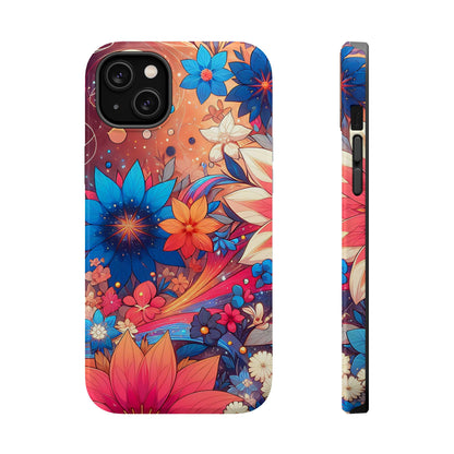 Celestial flowers MagSafe Tough Iphone Case