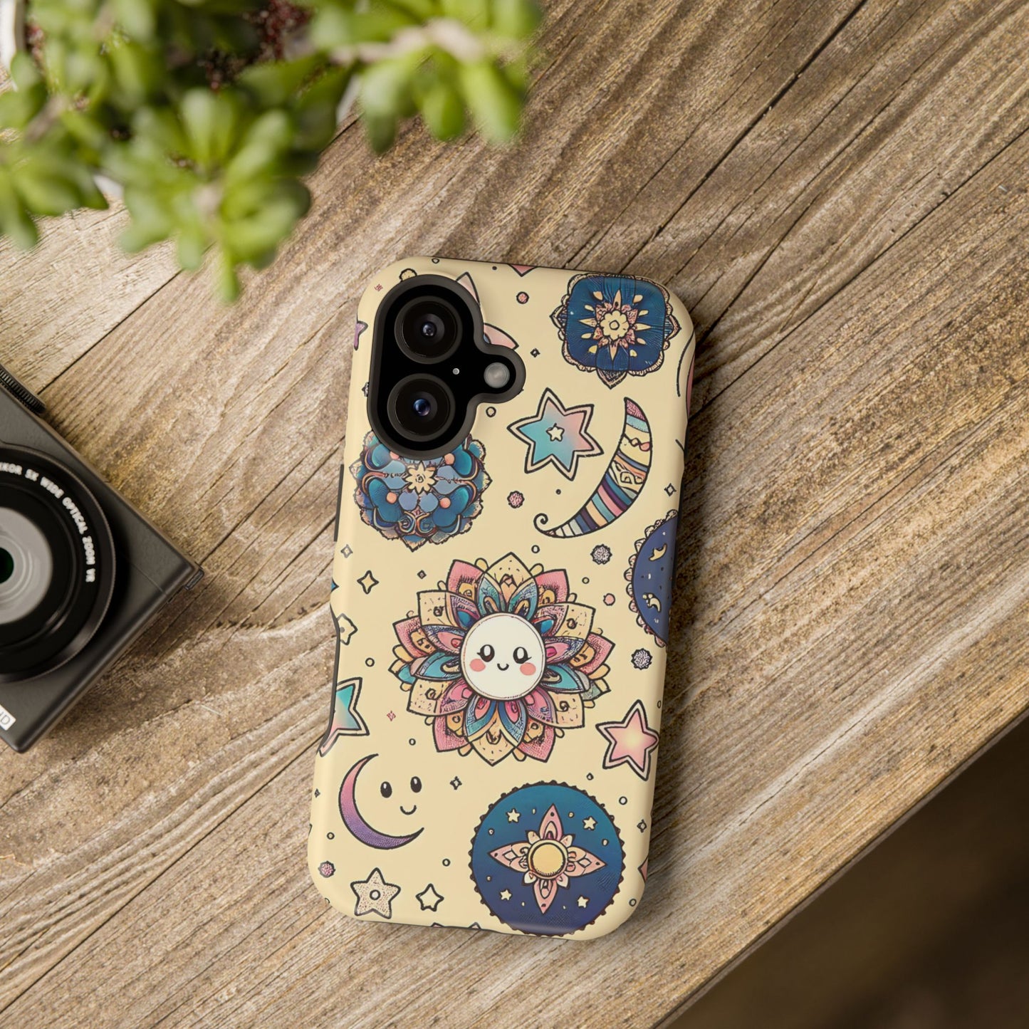 Celestial flowers MagSafe Tough Iphone Case