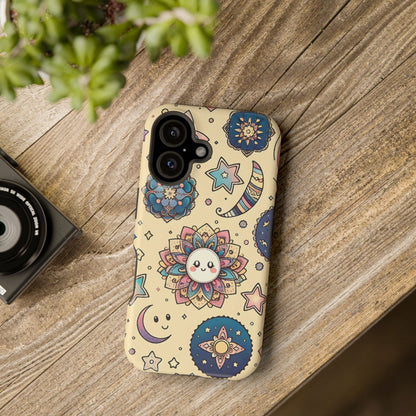 Celestial flowers MagSafe Tough Iphone Case