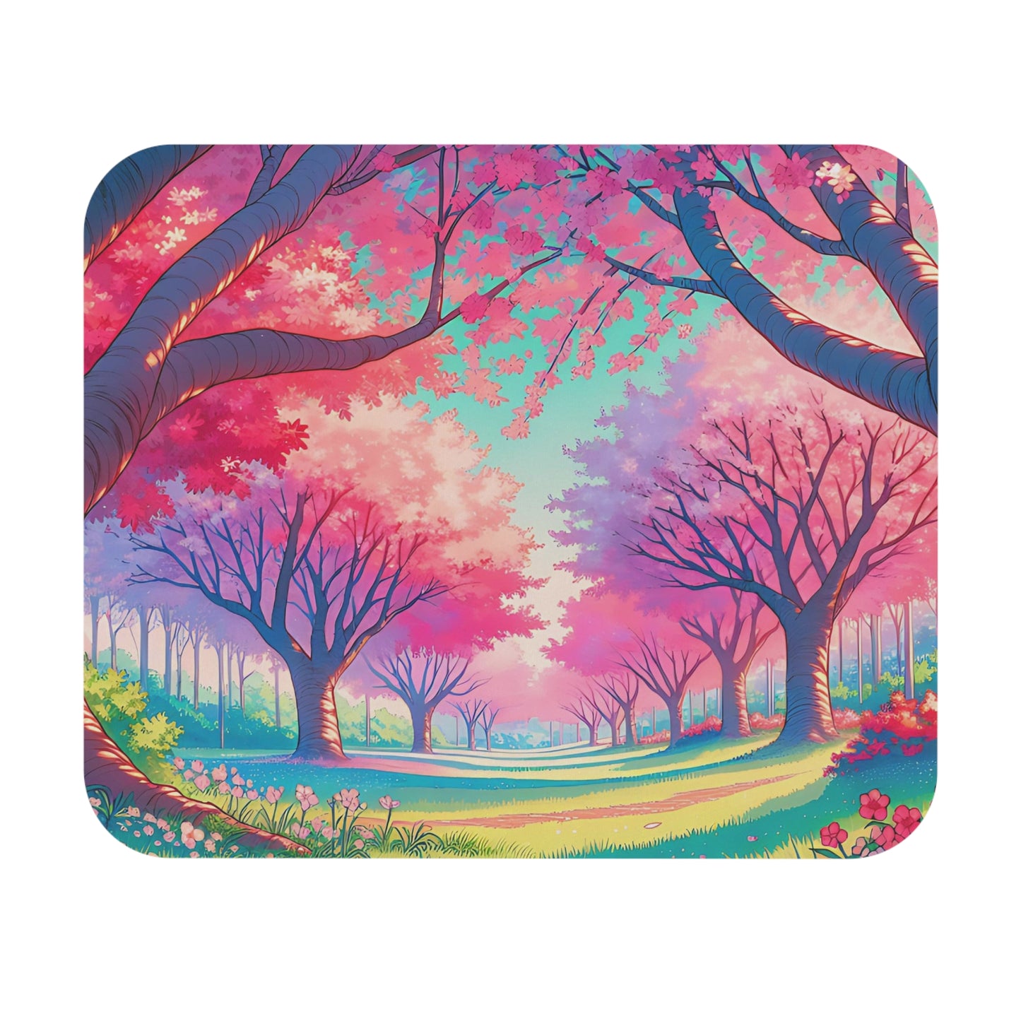 Cherry Trees MousePad Rectangle