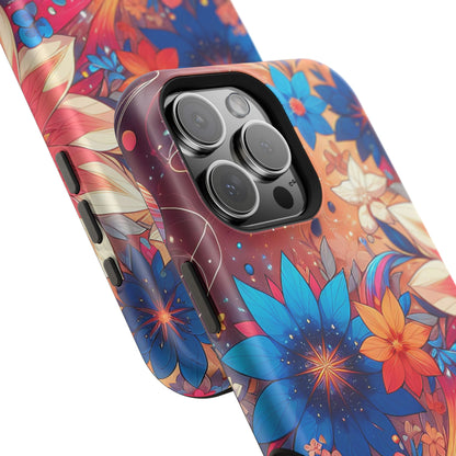 Celestial flowers MagSafe Tough Iphone Case