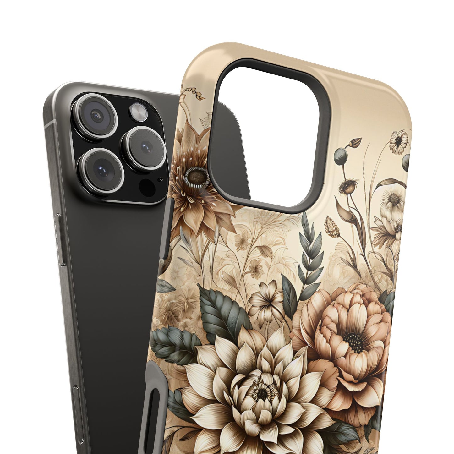 Boho flowers MagSafe Tough Iphone Case