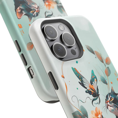 Kitten phone case, MagSafe Tough Iphone Cases